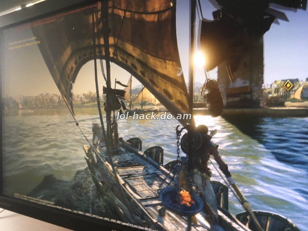Утекший скриншот Assassin's Creed Origins подтвердил наличие кораблей